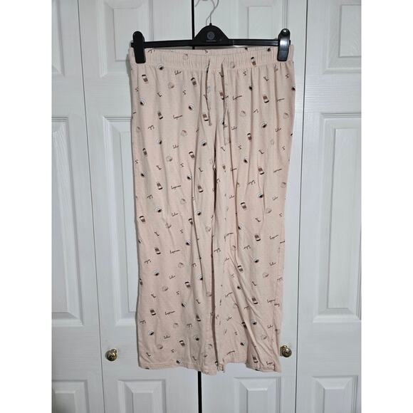 Rae Dunn large women's "need coffee" capri pajama set - Picture 3 of 12